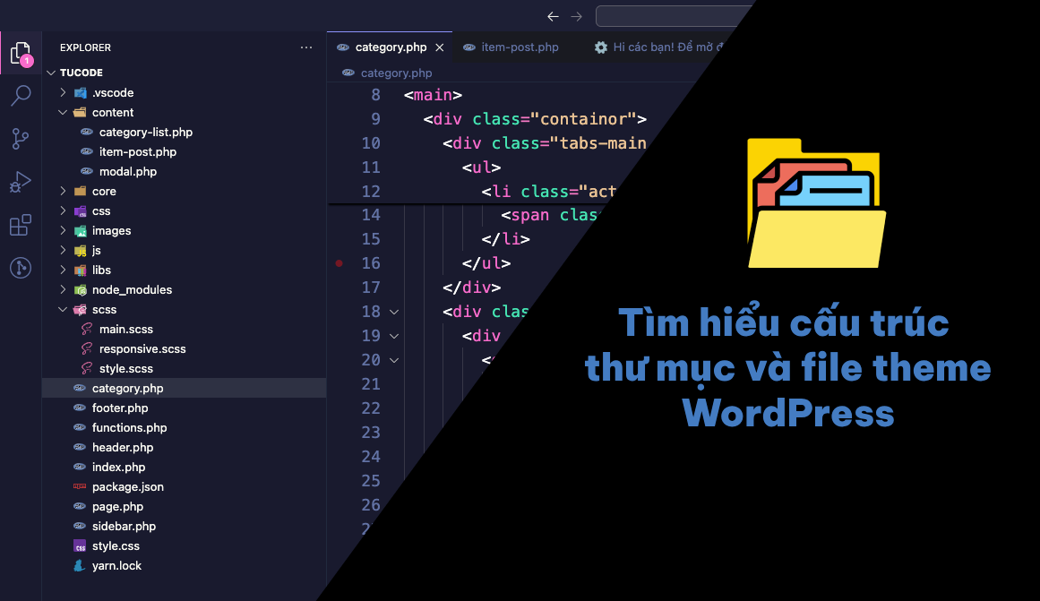 Tìm hiểu cấu trúc thư mục và file theme WordPress