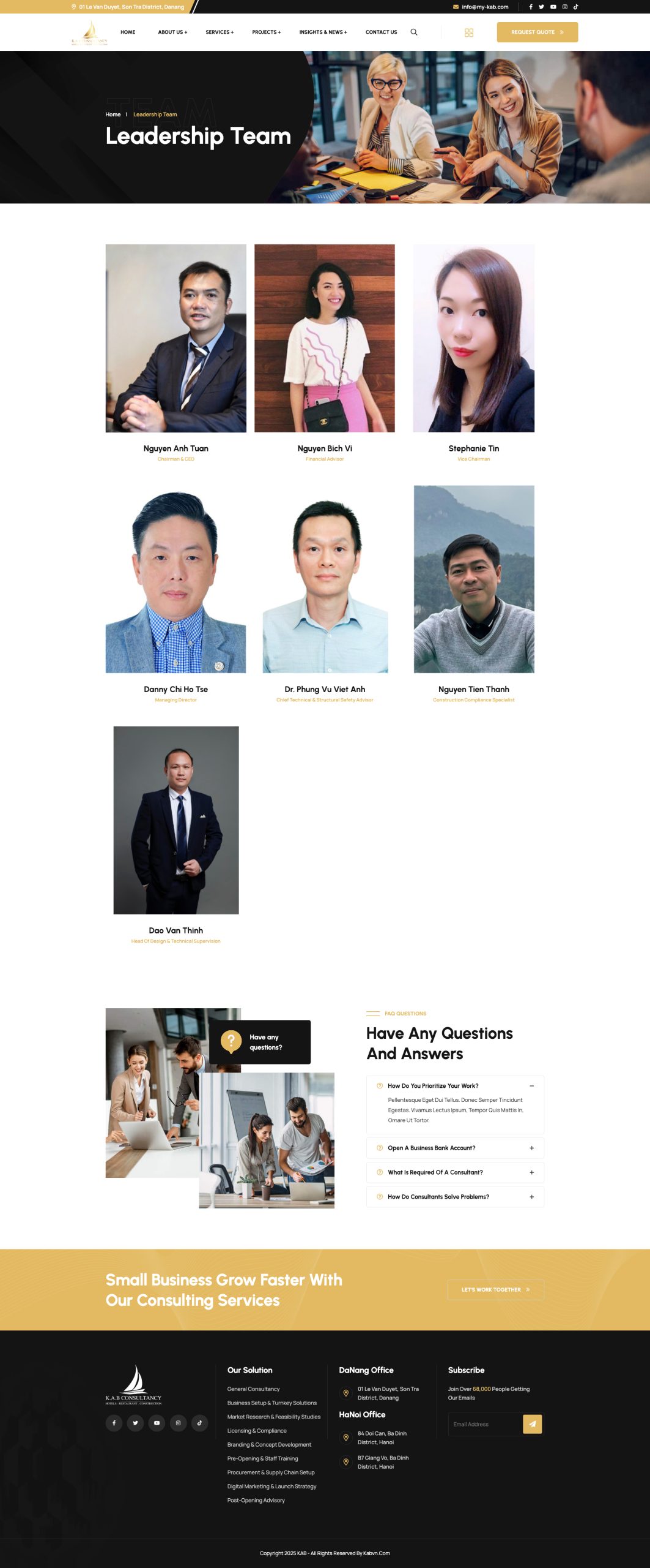Theme giới thiệu công ty
